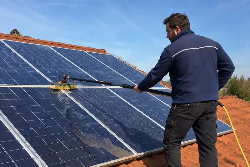 Nettoyage et entretien de panneaux solaires à Saint-Philibert